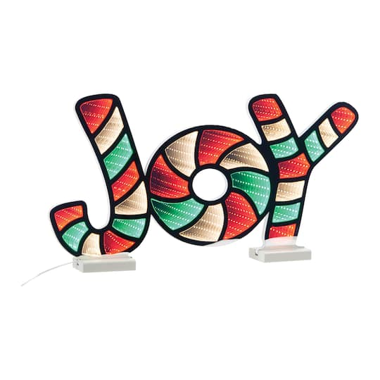 95941DS 24 in. Acrylic UL Plug JOY Ekkolight, Red, Green & White